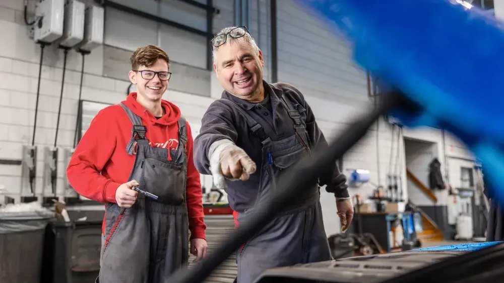 Werken en lachen
